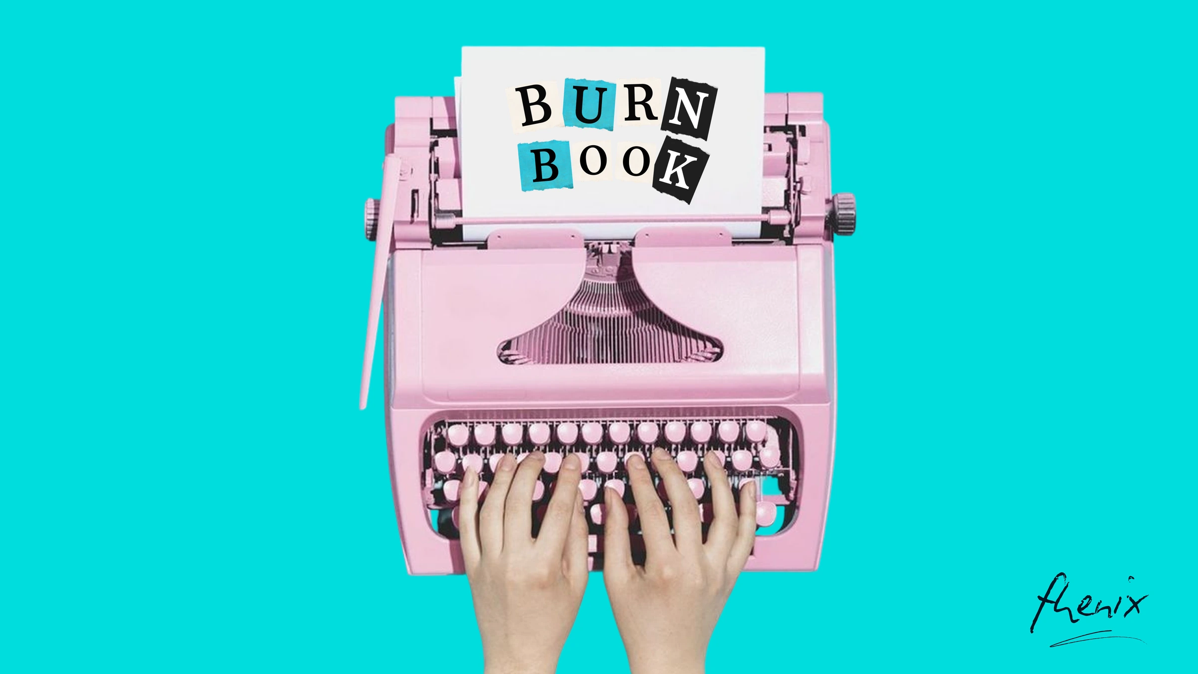 BurnBook — BurnBook: a playful identity with a handmade collage aesthetic.