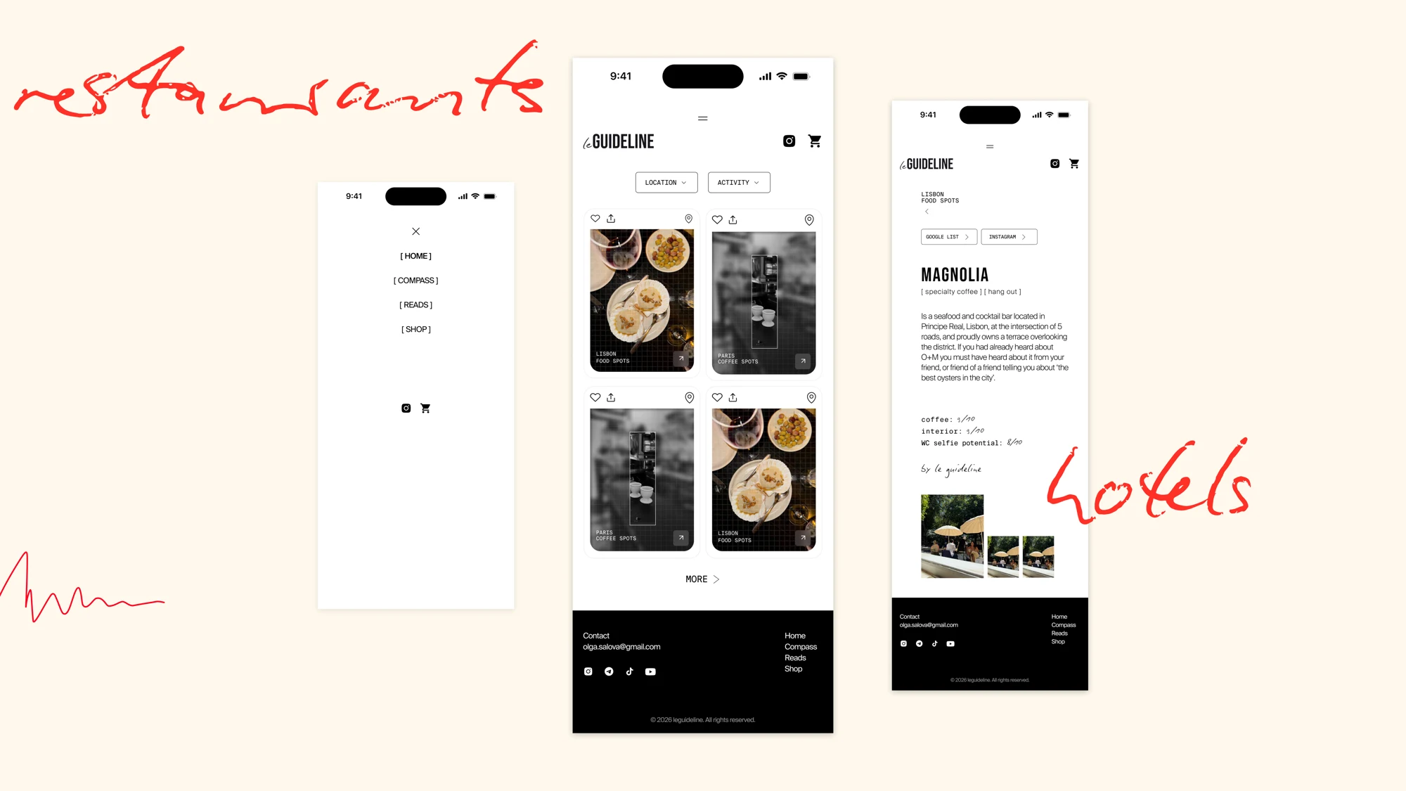 leGuideline — A closer look at the browsing experience.